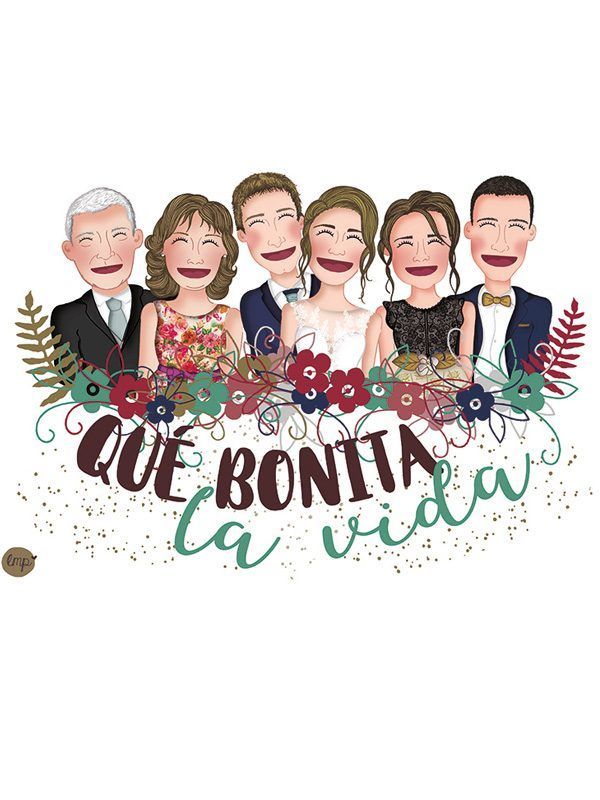 Ilustraciones personalizadas. In-Diana