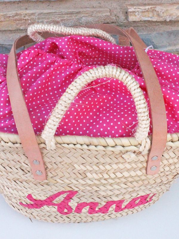 Capazos de playa personalizado. In-Diana